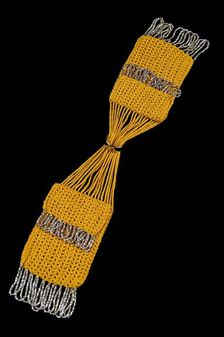 Miser's purse, American, 1840-60. Creator: Unknown