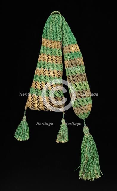 Miser's purse, American, first quarter 19th century. Creator: Unknown.