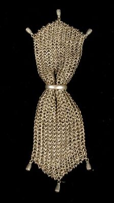 Miser's purse, American, third quarter 19th century. Creator: Unknown