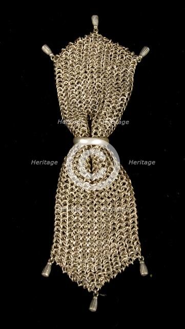 Miser's purse, American, third quarter 19th century. Creator: Unknown.