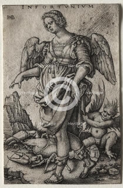 Misfortune. Creator: Hans Sebald Beham (German, 1500-1550).