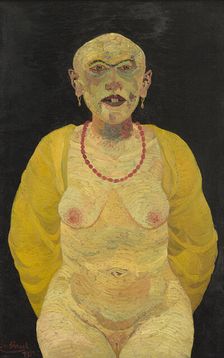 Mishandled Prostitute, 1931. Creator: Josef Scharl