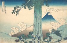 Mishima Pass in Kai Province (Koshu Mishima goe), from the series Thirty-six Views ..., ca. 1830-32. Creator: Hokusai