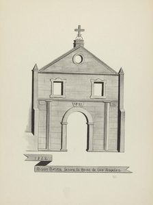 Mision Nuestra Senora La Reina de Los Angeles. Creator: James Jones