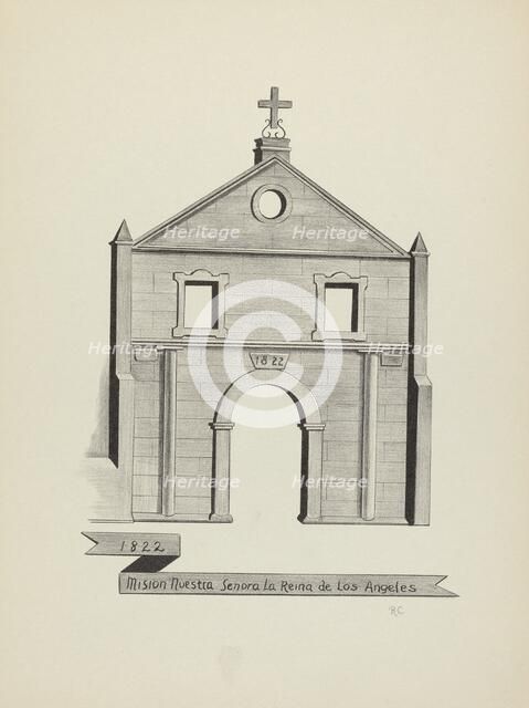 Mision Nuestra Senora La Reina de Los Angeles. Creator: James Jones.
