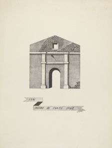 Mision de Santa Cruz, 1935/1942. Creator: James Jones