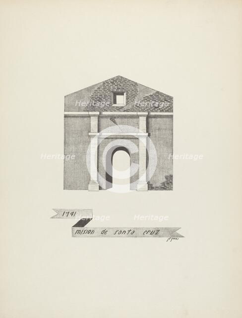 Mision de Santa Cruz. Creator: James Jones.