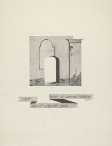 Mision La Purisima Concepcion - End of Cloister Wall, 1935/1942. Creator: James Jones