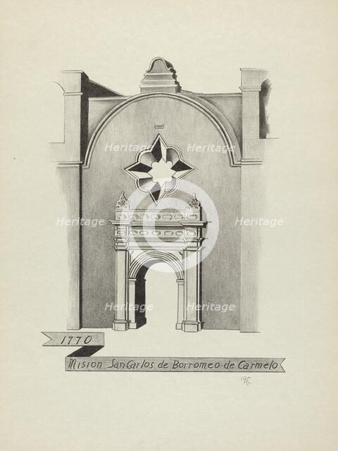Mision San Carlos de Borromeo de Carmelo. Creator: James Jones.