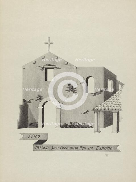 Mision San Fernando Rey de Espana. Creator: James Jones.