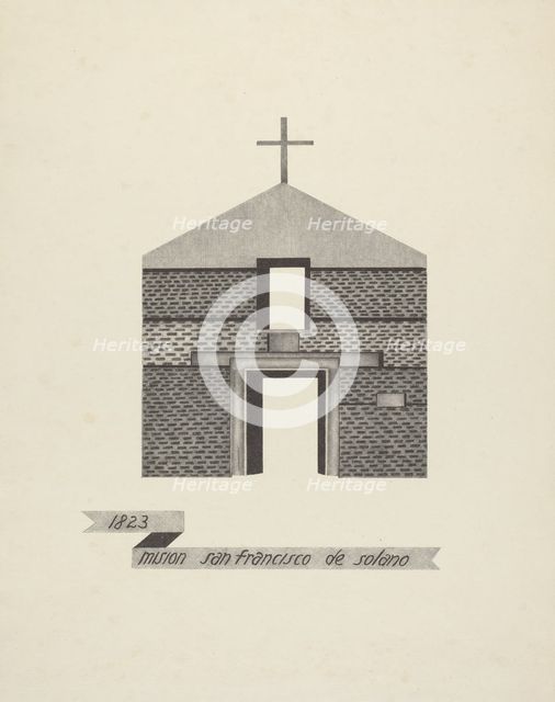 Mision San Francisco de Solano, 1935/1942. Creator: James Jones.