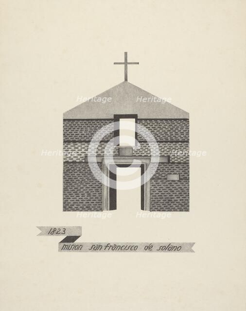 Mision San Francisco de Solano, 1935/1942. Creator: James Jones.