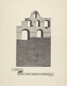 Mision San Gabriel Arcangel, 1935/1942. Creator: James Jones