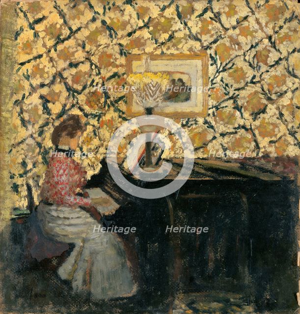 Misia at the Piano, 1895-1896.