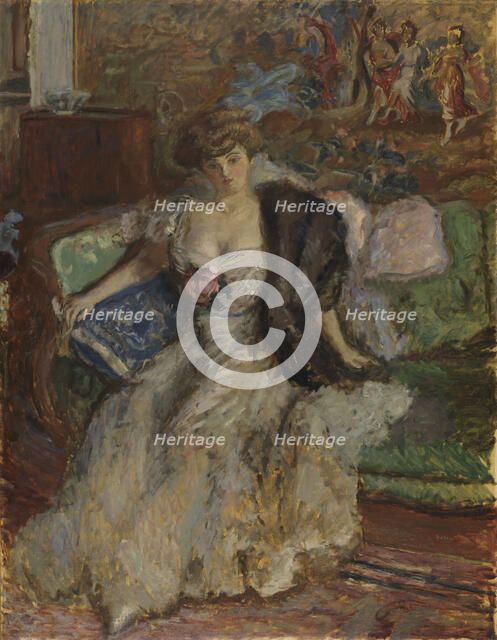 Misia Godebska, 1908. Artist: Bonnard, Pierre (1867-1947)