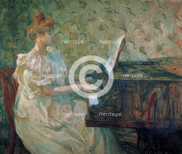 Misia Natanson at the Piano.