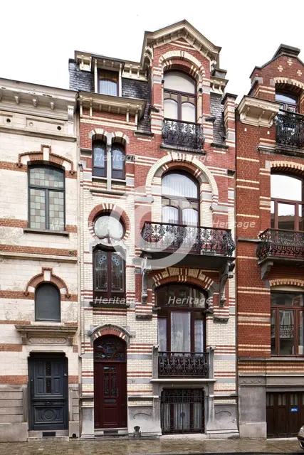Mison Kwachet, 51 Rue Van Campenhout, Brussels, Belgium, (1901), c2014-2017. Artist: Alan John Ainsworth.