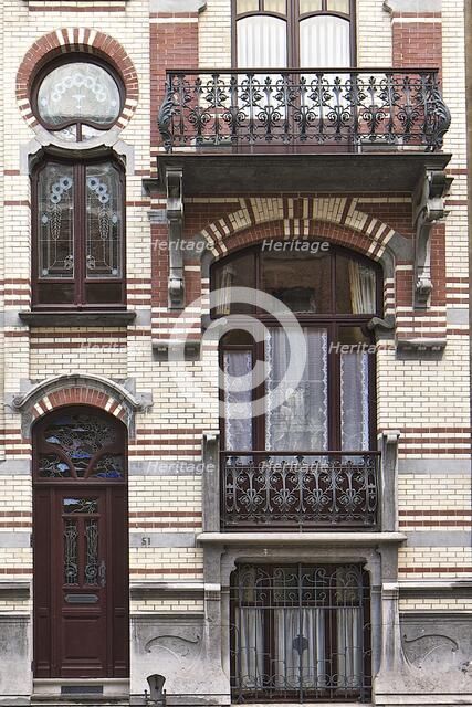 Mison Kwachet, 51 Rue Van Campenhout, Brussels, Belgium, (1901), c2014-2017. Artist: Alan John Ainsworth.