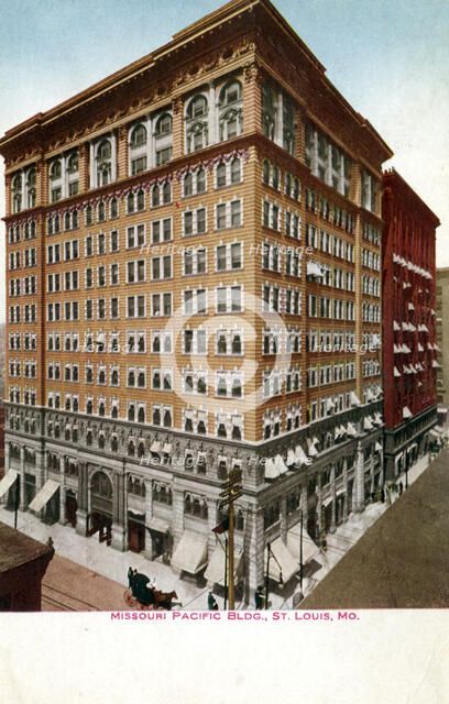 Missouri Pacific Building, St Louis, Missouri, USA, 1910. Artist: Unknown
