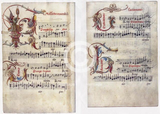 Missa Pange lingua. Artist: Desprez (Des Prez), Josquin (1450/55-1521)