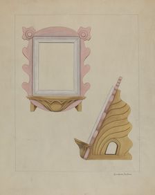 Missal Holder, c. 1939. Creator: Gordena Jackson