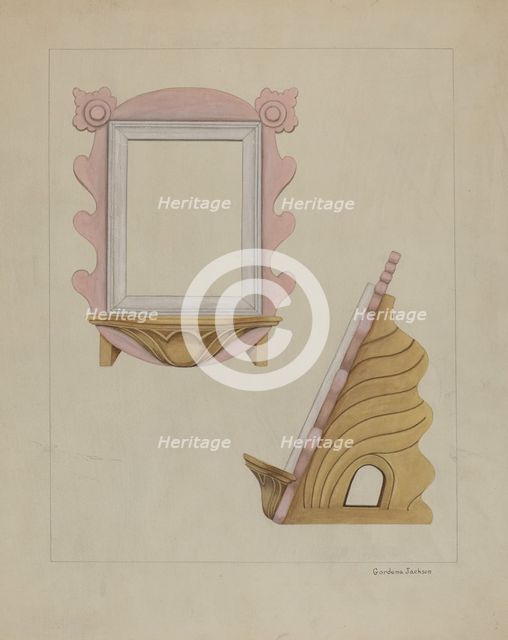 Missal Holder, c. 1939. Creator: Gordena Jackson.