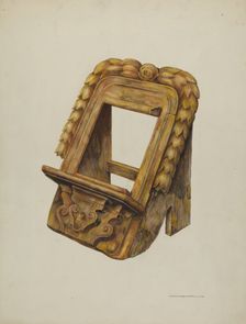 Missal Stand, 1937. Creator: Gerald Transpota