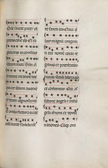 Missale: Fol. 112: contains some music as part of Palm Sunday liturgy, 1469. Creator: Bartolommeo Caporali (Italian, c. 1420-1503)
