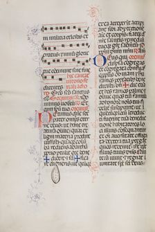 Missale: Fol. 112v: contains some music as part of Palm Sunday liturgy, 1469. Creator: Bartolommeo Caporali (Italian, c. 1420-1503)