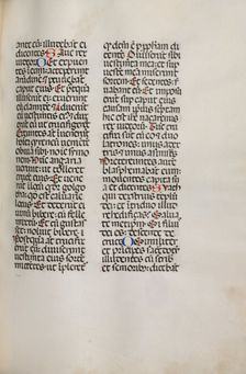 Missale: Fol. 121: contains music for "Hely Hely Lama etc." within St. Mattion Passion, 1469. Creator: Bartolommeo Caporali (Italian, c. 1420-1503)
