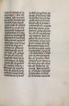 Missale: Fol. 121: contains music for "Hely Hely Lama etc." within St. Mattion Passion, 1469. Creator: Bartolommeo Caporali (Italian, c. 1420-1503)