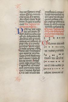 Missale: Fol. 145v: Music for various prayers…, 1469. Creator: Bartolommeo Caporali (Italian, c. 1420-1503)