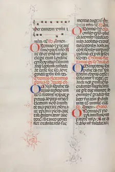 Missale: Fol. 146v: Music for various prayers..., 1469. Creator: Bartolommeo Caporali (Italian, c. 1420-1503)