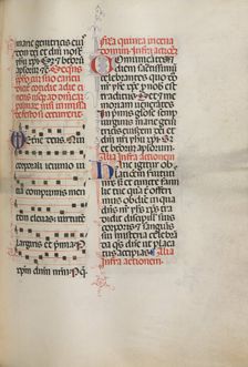 Missale: Fol. 178: Music for various ordinary prayers, 1469. Creator: Bartolommeo Caporali (Italian, c. 1420-1503)