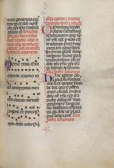 Missale: Fol. 178: Music for various ordinary prayers, 1469. Creator: Bartolommeo Caporali (Italian, c. 1420-1503)