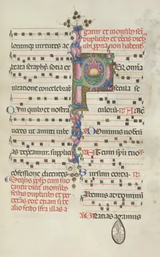 Missale: Fol. 184: Foliage, 1469. Creator: Bartolommeo Caporali (Italian, c. 1420-1503)