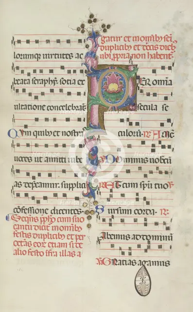 Missale: Fol. 184: Foliage, 1469. Creator: Bartolommeo Caporali (Italian, c. 1420-1503).