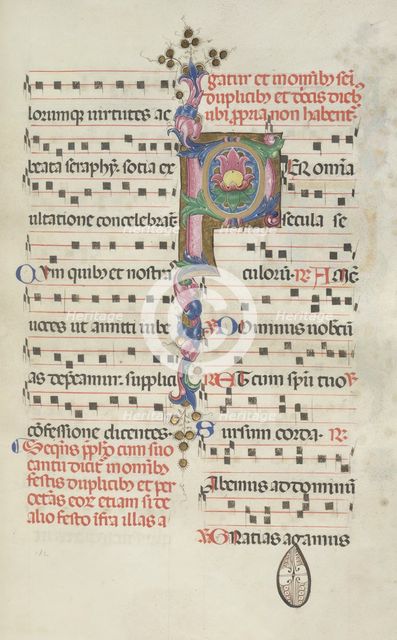 Missale: Fol. 184: Foliage, 1469. Creator: Bartolommeo Caporali (Italian, c. 1420-1503).