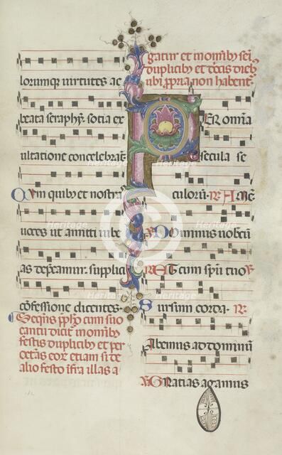 Missale: Fol. 184: Foliage, 1469. Creator: Bartolommeo Caporali (Italian, c. 1420-1503).