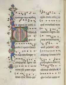 Missale: Fol. 184v: Cross, Foliage, 1469. Creator: Bartolommeo Caporali (Italian, c. 1420-1503)