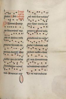 Missale: Fol. 189: Music for various prayers, 1469. Creator: Bartolommeo Caporali (Italian, c. 1420-1503)