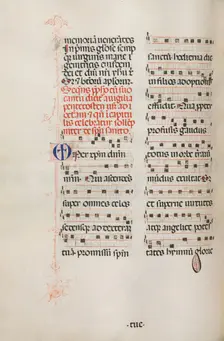 Missale: Fol. 180v: Music for various ordinary prayers, 1469. Creator: Bartolommeo Caporali (Italian, c. 1420-1503)