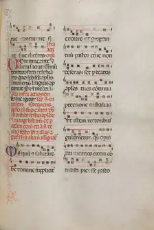 Missale: Fol. 181: Music for various ordinary prayers, 1469. Creator: Bartolommeo Caporali (Italian, c. 1420-1503)