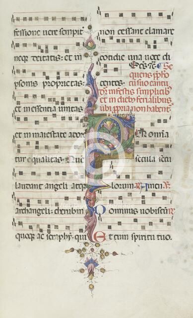 Missale: Fol. 183: Foliage decoration, 1469. Creator: Bartolommeo Caporali (Italian, c. 1420-1503).