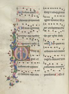 Missale: Fol. 183v: Cross, Foliage, 1469. Creator: Bartolommeo Caporali (Italian, c. 1420-1503)