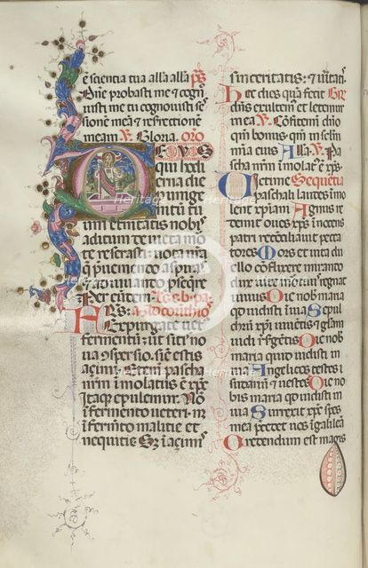 Missale: Fol. 192v: Resurrection of Christ, 1469. Creator: Bartolommeo Caporali (Italian, c. 1420-1503).