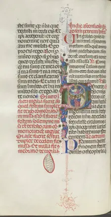Missale: Fol. 208v: Ascension of Christ, 1469. Creator: Bartolommeo Caporali (Italian, c. 1420-1503)