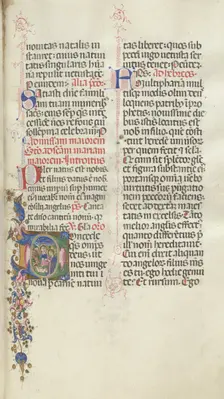 Missale: Fol. 22: Nativity, 1469. Creator: Bartolommeo Caporali (Italian, c. 1420-1503)