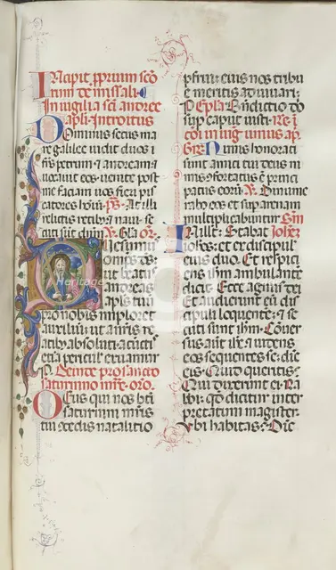 Missale: Fol. 259: Saint Andrew, 1469. Creator: Bartolommeo Caporali (Italian, c. 1420-1503).