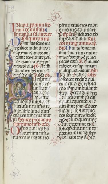 Missale: Fol. 259: Saint Andrew, 1469. Creator: Bartolommeo Caporali (Italian, c. 1420-1503).